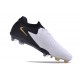 Nike Phantom Luna Elite NU FG White Black Gold Low Soccer Cleats For Men