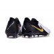 Nike Phantom Luna Elite NU FG White Black Gold Low Soccer Cleats For Men