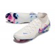 Nike Phantom Luna Elite NU FG White Blue Pink High Soccer Cleats For Men