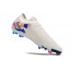 Nike Phantom Luna Elite NU FG White Blue Pink Low Soccer Cleats For Men