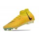 Nike Phantom Luna Elite NU FG Yellow Black High Soccer Cleats For Men