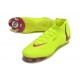 Nike Phantom Luna Elite NU FG Yellow Brown High Soccer Cleats For Men