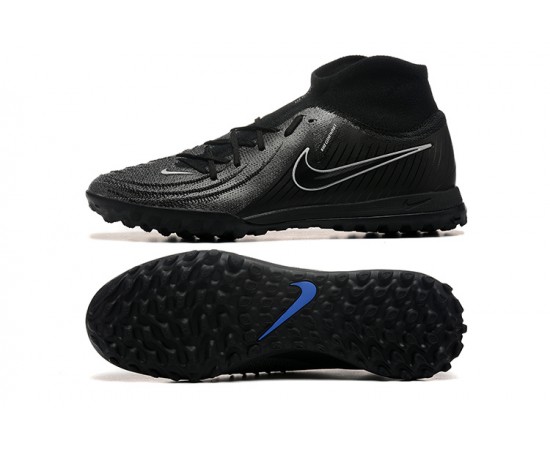 Nike Phantom Luna Elite TF High Top Black Soccer Cleats For Men