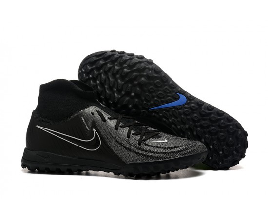 Nike Phantom Luna Elite TF High Top Black Soccer Cleats For Men