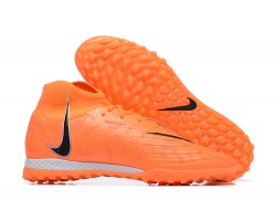 Nike Phantom Luna Elite TF High Top Orange Black Soccer Cleats For Men 