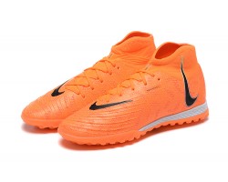 Nike Phantom Luna Elite TF High Top Orange Black Soccer Cleats For Men 