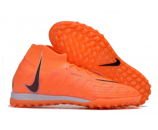 Nike Phantom Luna Elite TF High Top Orange Soccer Cleats For Men And Women