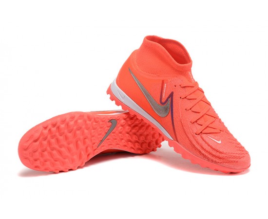 Nike Phantom Luna Elite TF High Top Peach Soccer Cleats For Men