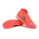 Nike Phantom Luna Elite TF High Top Peach Soccer Cleats For Men