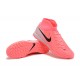 Nike Phantom Luna Elite TF High Top Pink Black Grey Soccer Cleats For Men