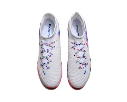 Nike Phantom Luna Elite TF High Top Soccer Cleats White Blue Pink For Men And Women 