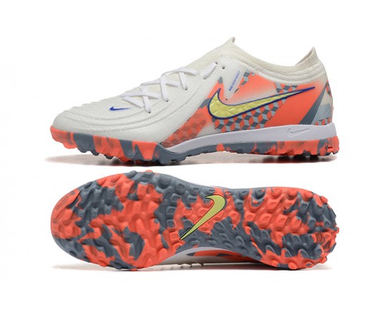 Nike Phantom Luna Elite TF Low Orange White Yellow Soccer Cleats For Men