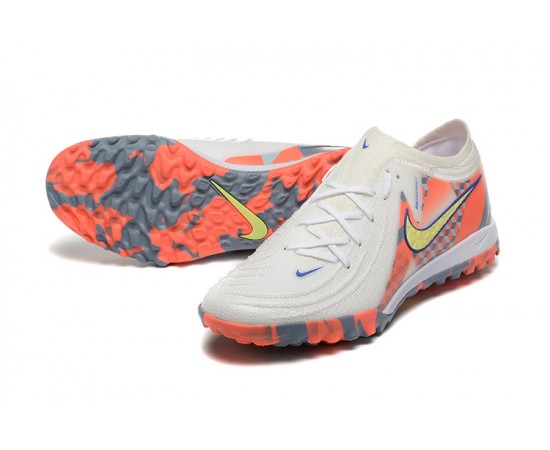 Nike Phantom Luna Elite TF Low Orange White Yellow Soccer Cleats For Men