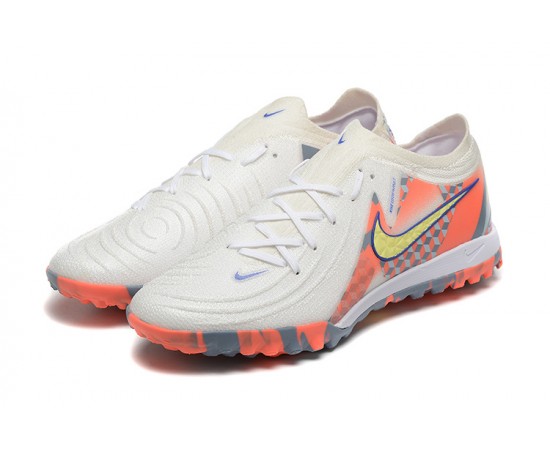 Nike Phantom Luna Elite TF Low Orange White Yellow Soccer Cleats For Men