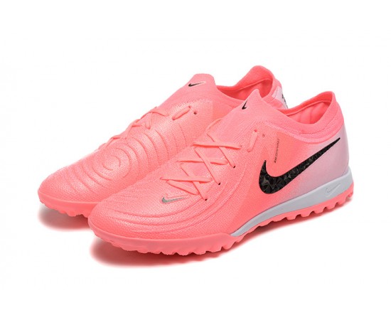 Nike Phantom Luna Elite TF Low Pink Black Soccer Cleats For Men