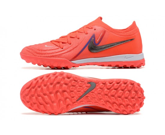 Nike Phantom Luna Elite TF Low Pink Grey Soccer Cleats For Men