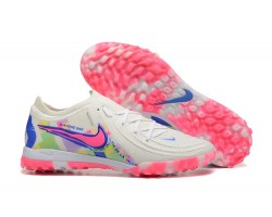 Nike Phantom Luna Elite TF Low Pink White Blue Soccer Cleats For Men 