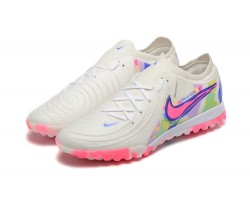 Nike Phantom Luna Elite TF Low Pink White Blue Soccer Cleats For Men 