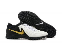 Nike Phantom Luna Elite TF Low White Black Gold Soccer Cleats For Men 