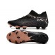 Puma Future 7 Ultimate FG-AG Black Brown Low Soccer Cleats For Men