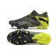 Puma Future 7 Ultimate FG-AG Black Yellow Green Low Soccer Cleats For Men