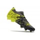 Puma Future 7 Ultimate FG-AG Black Yellow Green Low Soccer Cleats For Men