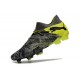 Puma Future 7 Ultimate FG-AG Black Yellow Green Low Soccer Cleats For Men