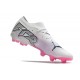 Puma Future 7 Ultimate FG-AG Pink White And Black Low Soccer Cleats For Men