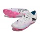 Puma Future 7 Ultimate FG-AG Pink White And Black Low Soccer Cleats For Men