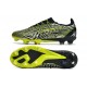 Puma Ultra Ultimate FG Black Green Grey Low Soccer Cleats For Men