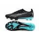 Puma Ultra Ultimate FG Black Ltblue Low Soccer Cleats For Men