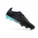 Puma Ultra Ultimate FG Black Ltblue Low Soccer Cleats For Men