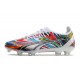 Puma Ultra Ultimate FG White Black Red Low Soccer Cleats For Men